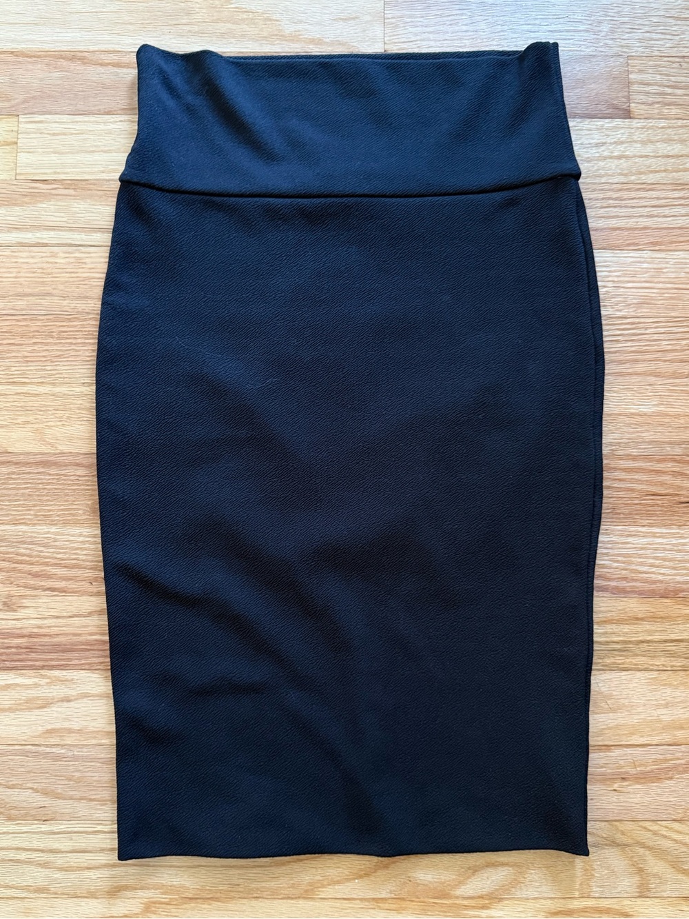Lily White Black Bodycon Pencil Skirt L